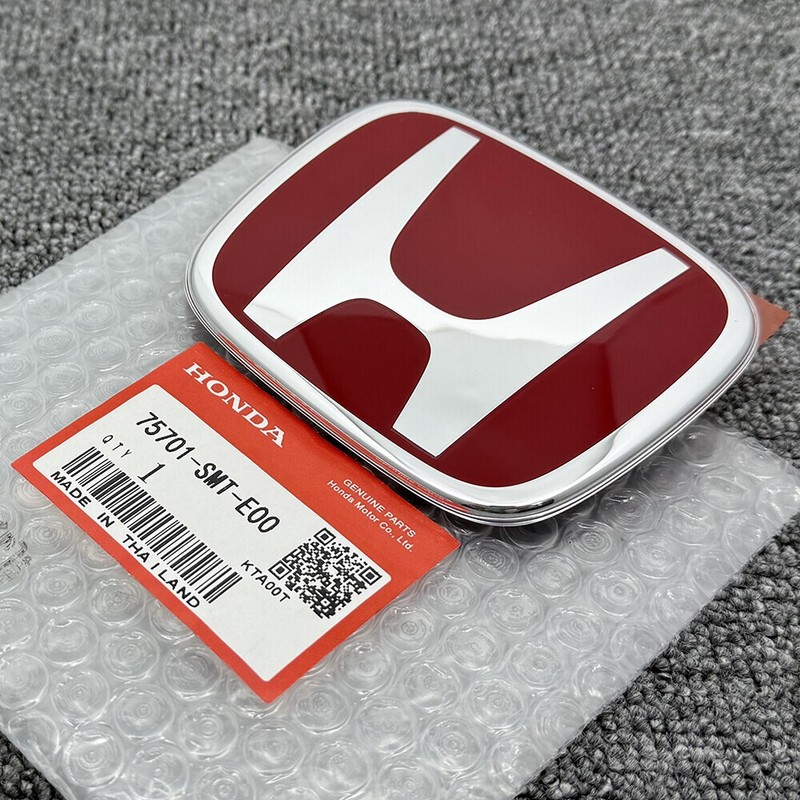 Front Grille Trunk Emblem For Honda Accord 08-2017 Sedan 4-Door Sport Red Badge gallery