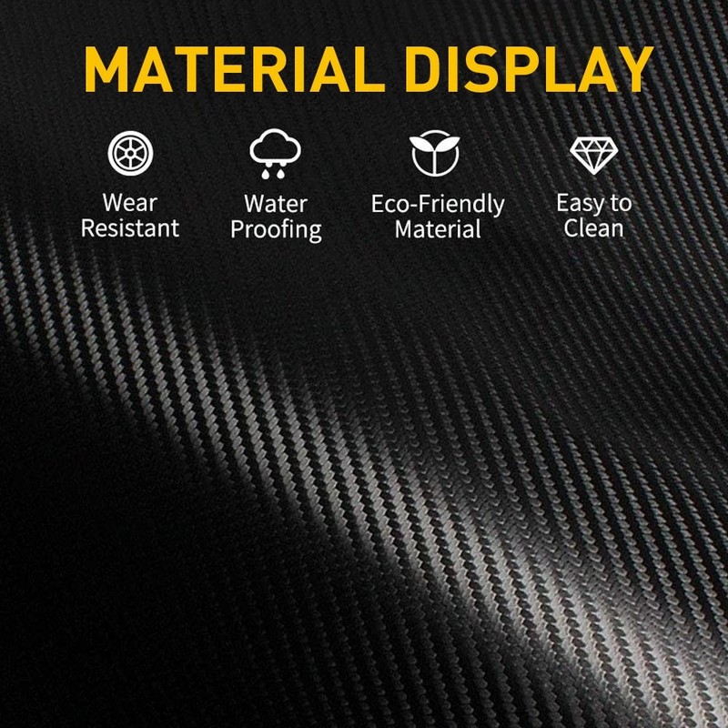 Rear Bumper Protector Guard Cover Trim Sill Plate Trunk For Toyota Rubber Pad gallery