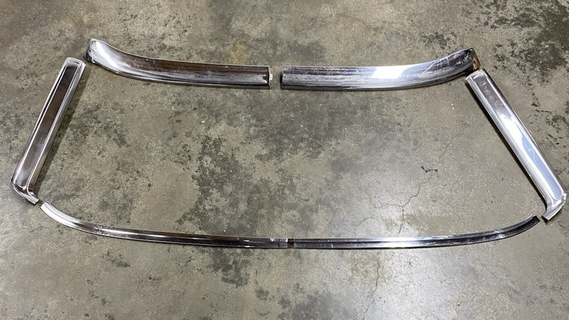 1969 1970 Mustang Cougar Convertible Windshield Trim 6 Pieces Original FOMOCO