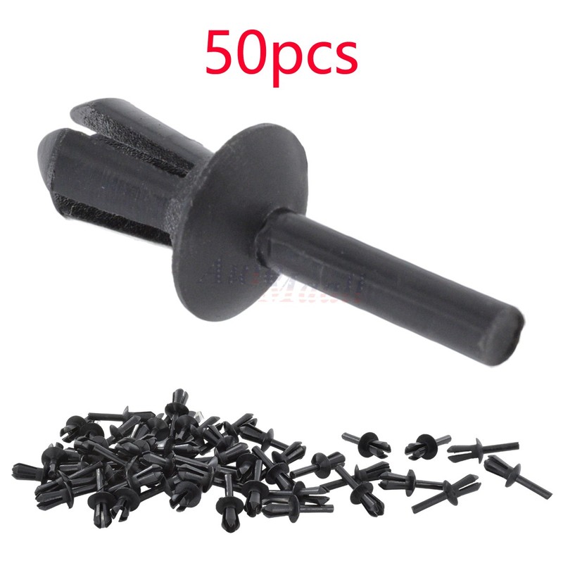 50Pcs Fender Liner Clips Push-Type Retainer Rivet Fastener For BMW 07149807127