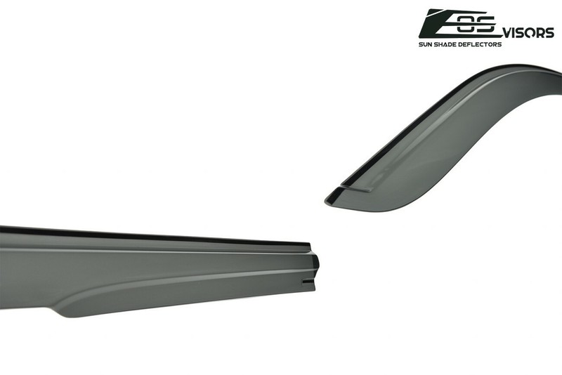 EOS Visors For 04-07 Scion xB JDM MUGEN Style Side Window Rain Deflectors Guard gallery