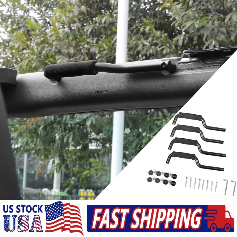 Front Rear Grab Handles Aluminum Grab Bar For Ford Bronco 21+ 4 Door Accessories
