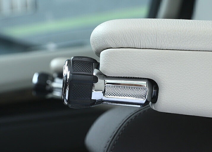 For Range Rover L405 2013-2020 Silver Zinc Alloy Central Seat Armrest Knob 2pcs