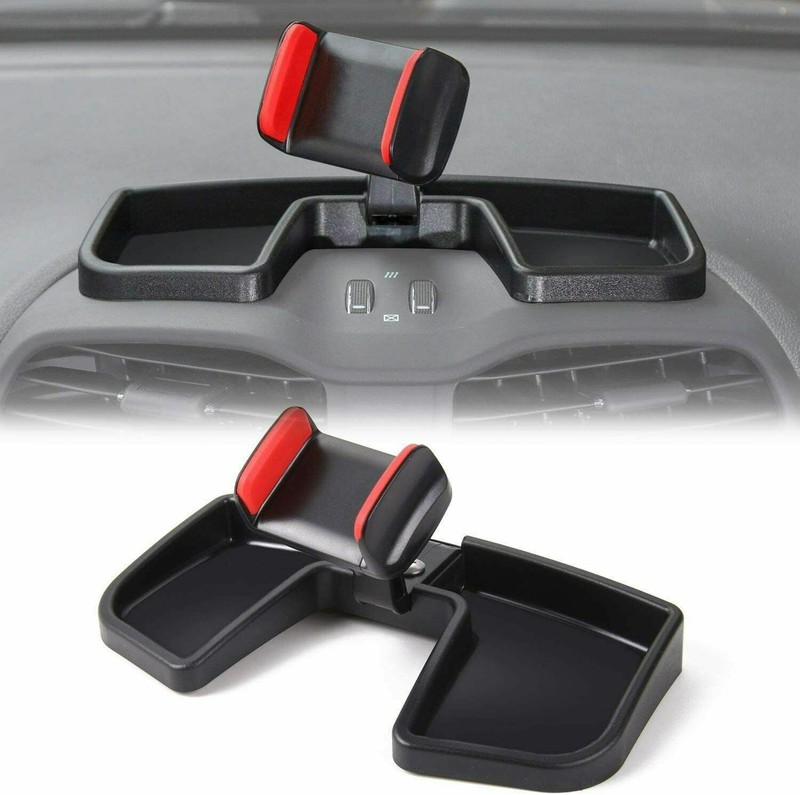 Car Dash Phone Holder Mount Storage Tray Kit for Jeep Renegade 2016+ Accessories gallery