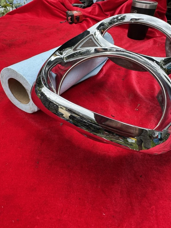 1967 FORD GALAXY 500 ORIGINAL LEFT HEADLIGHT BEZEL FoMoCo C7AB-13064 67 Vintage gallery