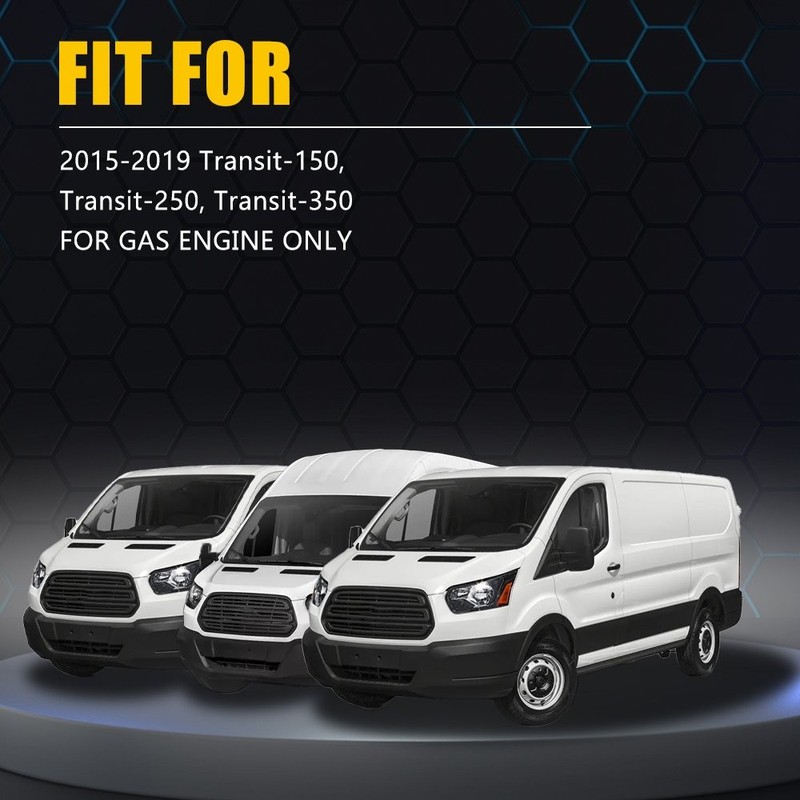 FOR 2015-2019 FORD TRANSIT DRIVER LEFT SIDE PILLAR MOLDING TRIM UPPER & LOWER 2X gallery
