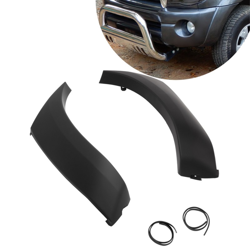 Bumper End Caps Fit For 2005-2011 Toyota Tacoma Front Left & Right Side Black