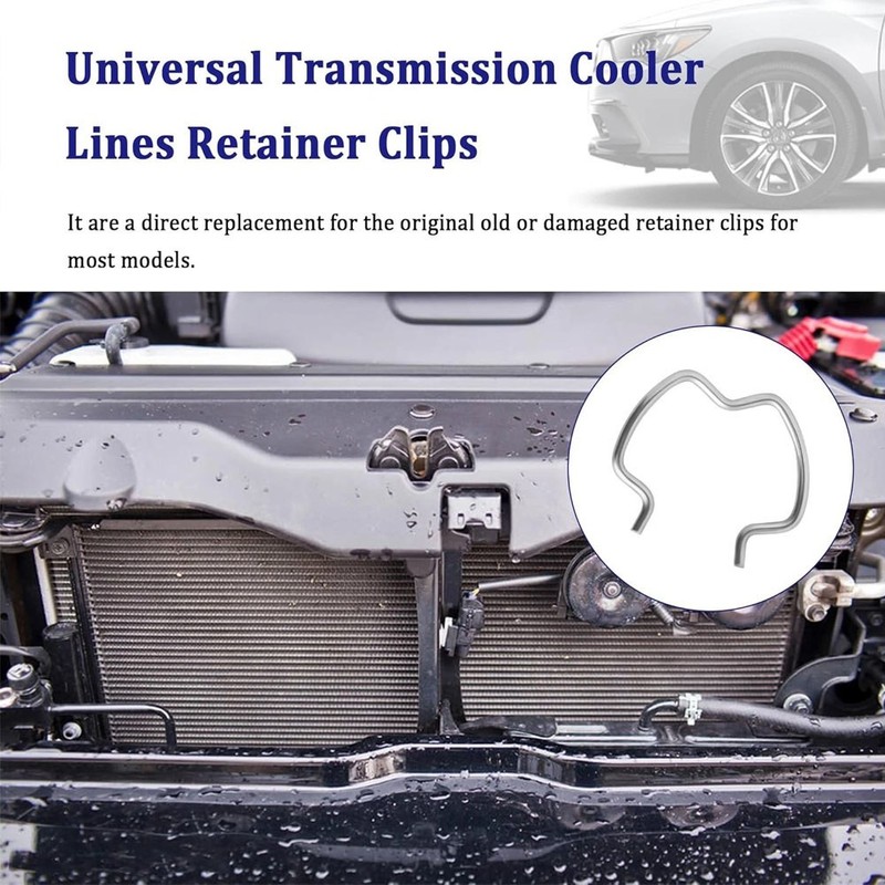 18x Car Transmission Oil Pipe Connector Clamps 6-3/8 6-1/2 6-5/8 Inch Clip Kits gallery