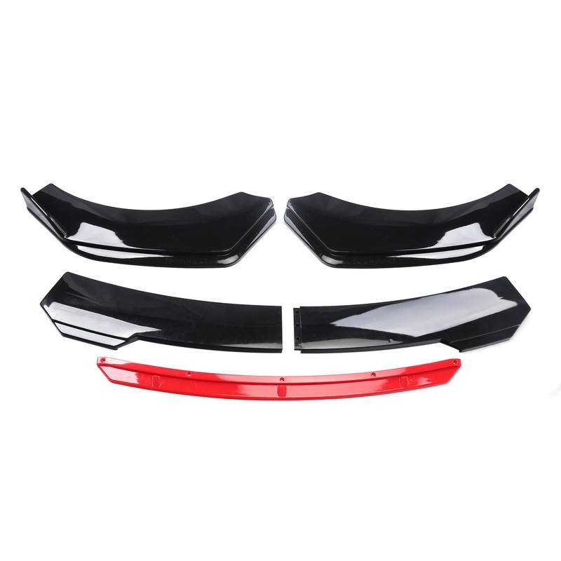 For Mini Cooper Front Bumper Lip Splitter Spoiler Body Kit Black+Red gallery