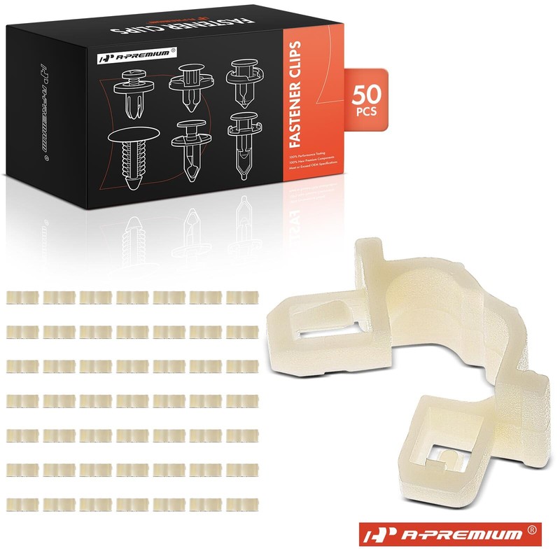 A-Premium 50x 3mm Inside Diameter Windshield Washer Hose Retainer Clip for Honda