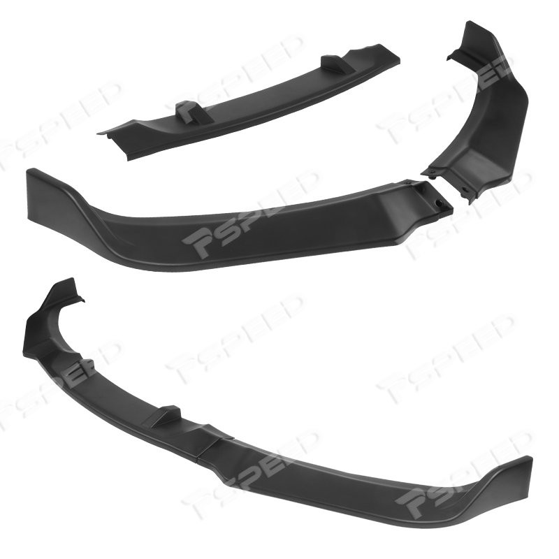 Matte Black Front Bumper Spoiler Lip Trim For BMW E90 E91 325i 330i 2006-2008 gallery