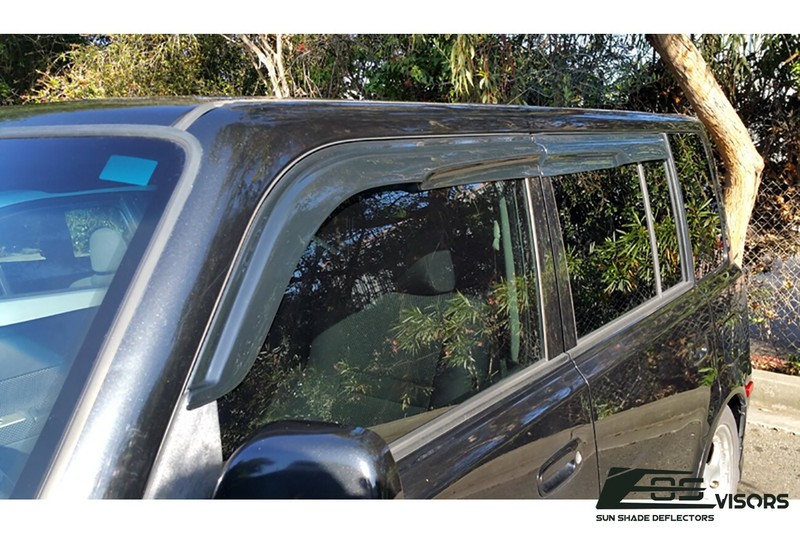 EOS Visors For 04-07 Scion xB JDM MUGEN Style Side Window Rain Deflectors Guard