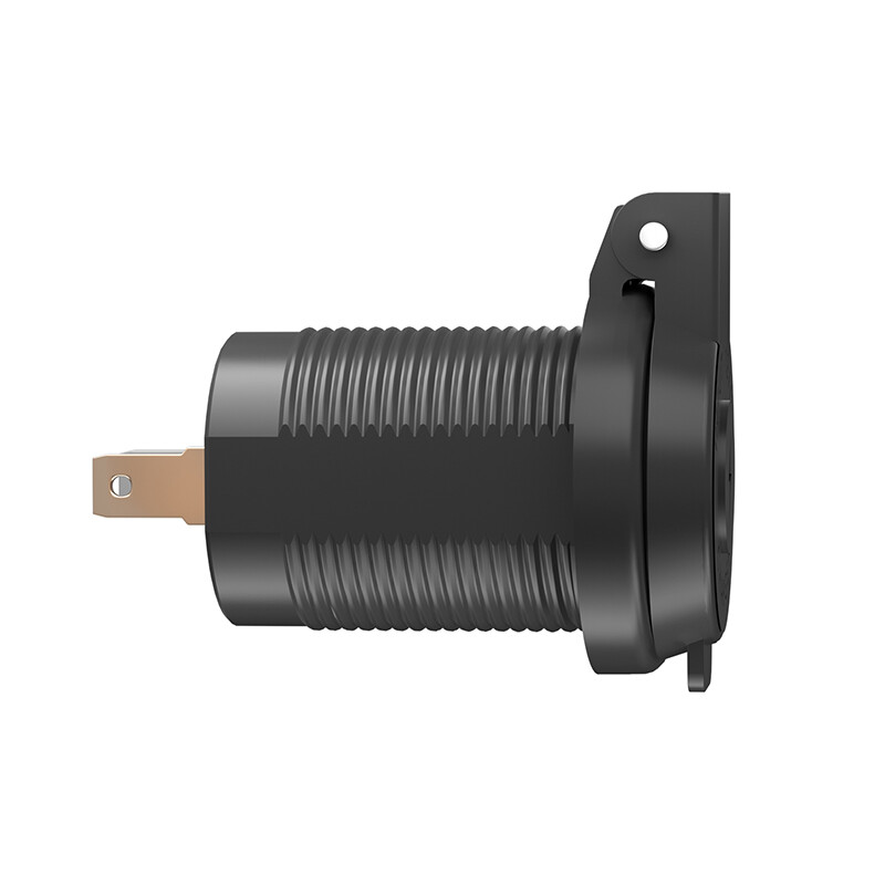 12V/24V Car Cigarette Lighter Socket USB Type C Port Charger Power Outlet LED gallery
