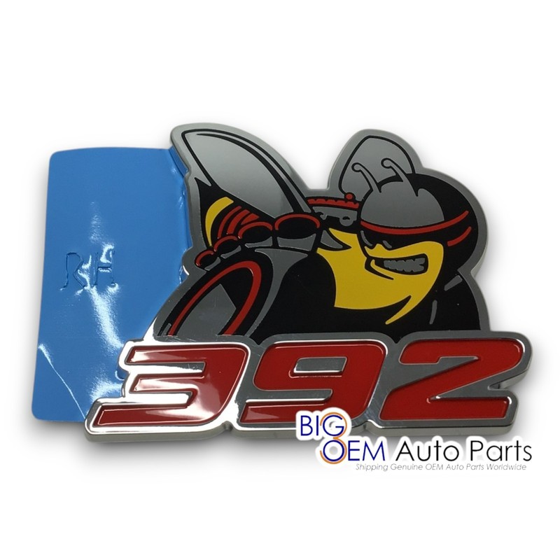 new OEM 19-23 Dodge Challenger Drag Kit 392 Passenger Fender Emblem68394689AA gallery