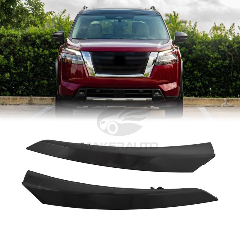 For 2022-2024 Nissan Pathfinder Driver＆ Passenger Side Front Headlight Molding