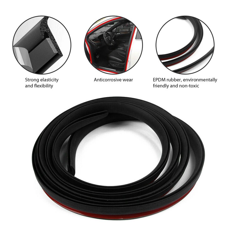 16FT For Chevrolet T Shape Rubber Seal Weather Strip Door Edge Moulding Trim gallery