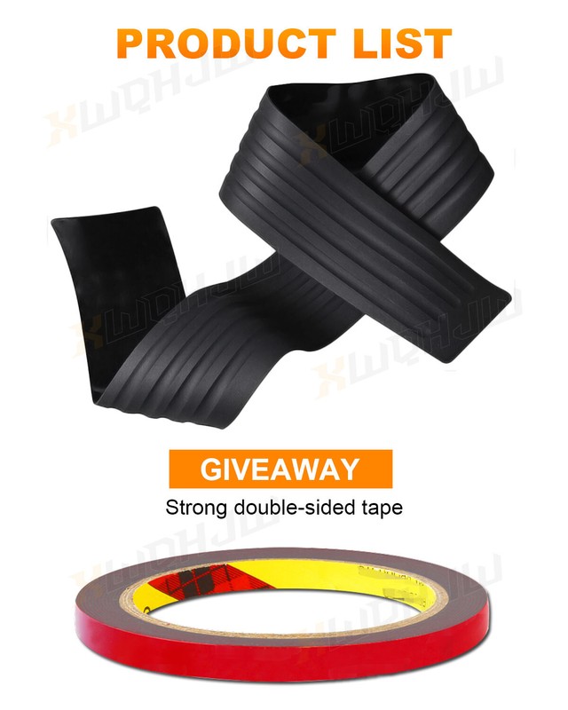 For Chevy Express Cargo Van 1500 2500 3500 Rear Bumper Guard Rubber Protector gallery