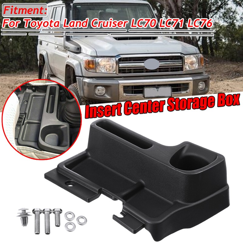 Car Storage Tray Centre Console Box For Toyota LC70 71 76 79 Series Land Cruiser
