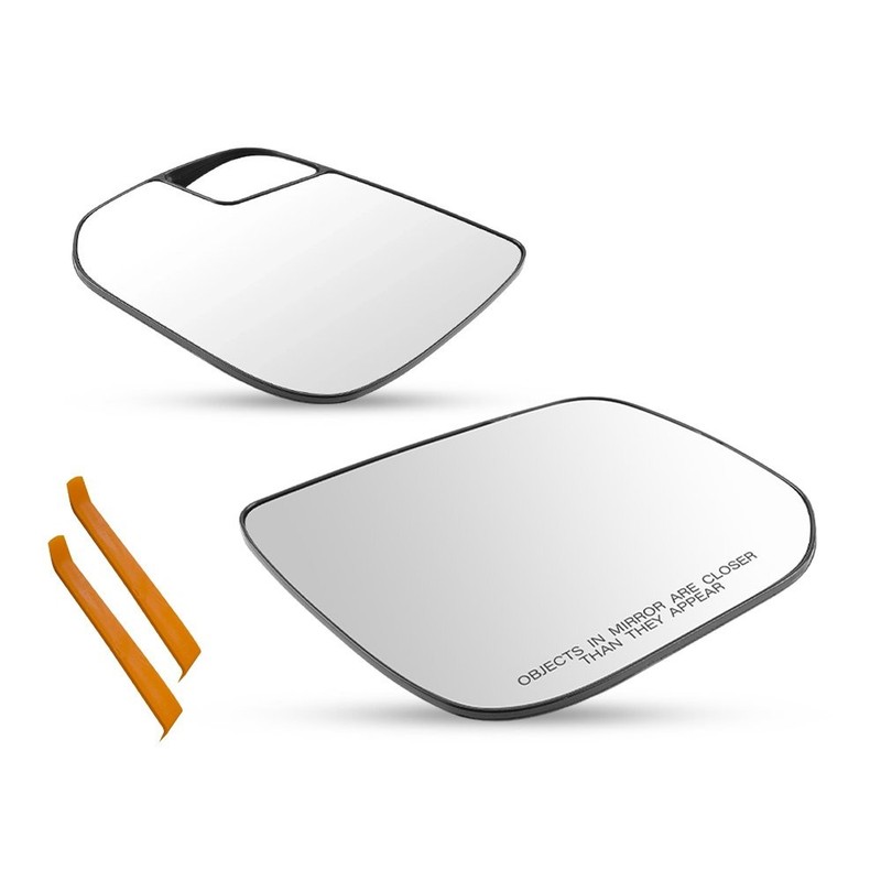 Mirror Glass For 17-22 Chevrolet Colorado Heated Convex Driver Passenger Side 2x