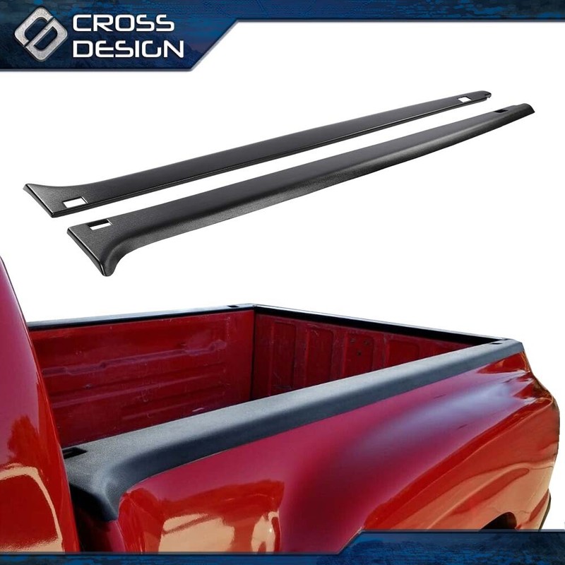 Fit For 1999-2005 Chevrolet Silverado GMC Sierra 1500 Stepside Bed Rail Caps Set gallery