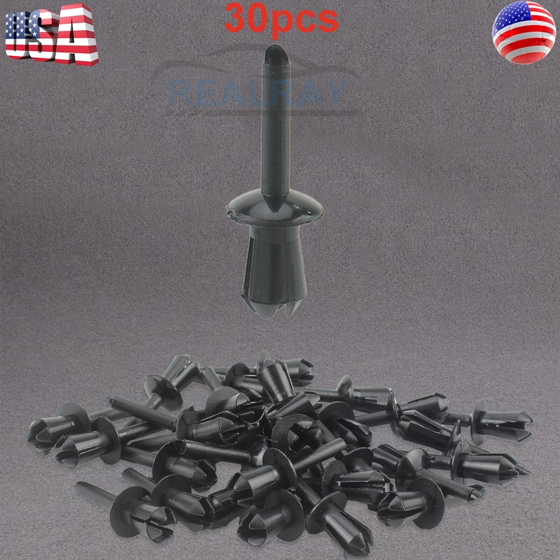 30 x for BMW wheelbox trim spreading rivets clips 51161881149 NEW