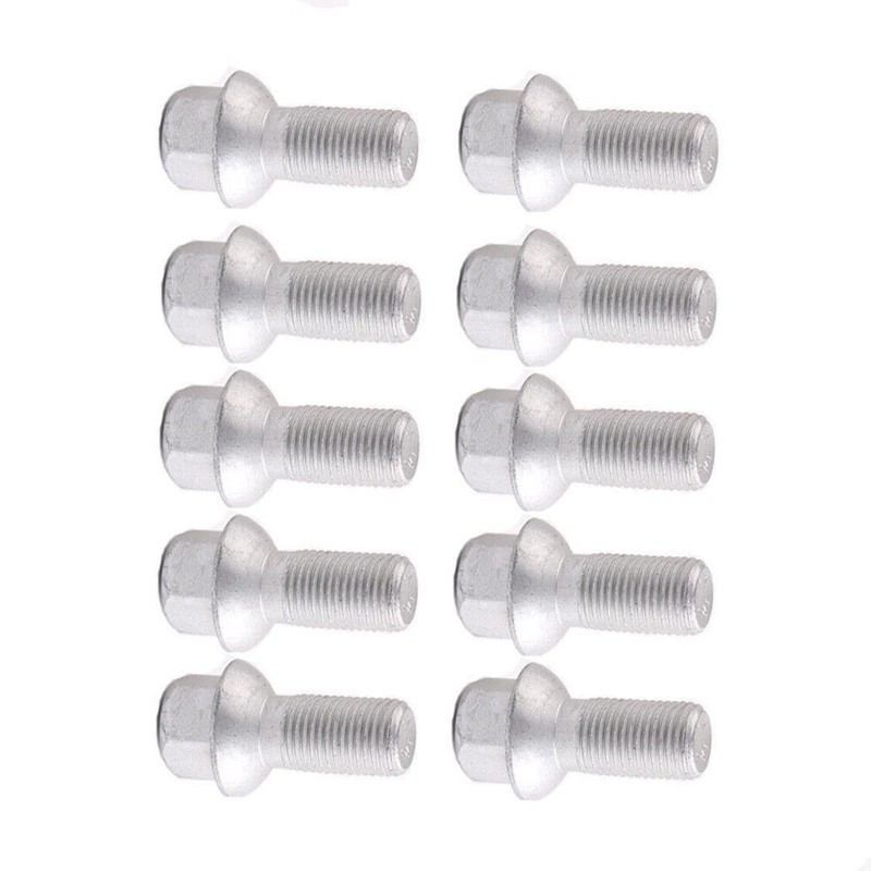 10pcs Wheel Lug Bolts Nuts 0009904907 For Mercedes wheel replacement parts