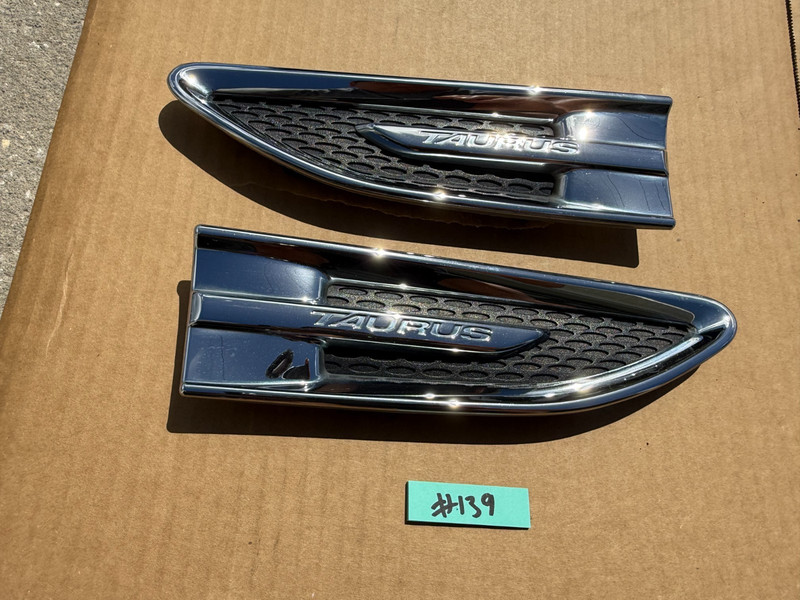 2010-2019 Ford Taurus OEM Left and Right Front Fender Emblems #139 gallery