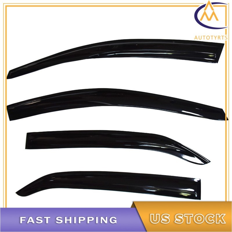 Mugen Style Window Visor Rain Guard Deflector Shade For Toyota Corolla 2014-2018 gallery