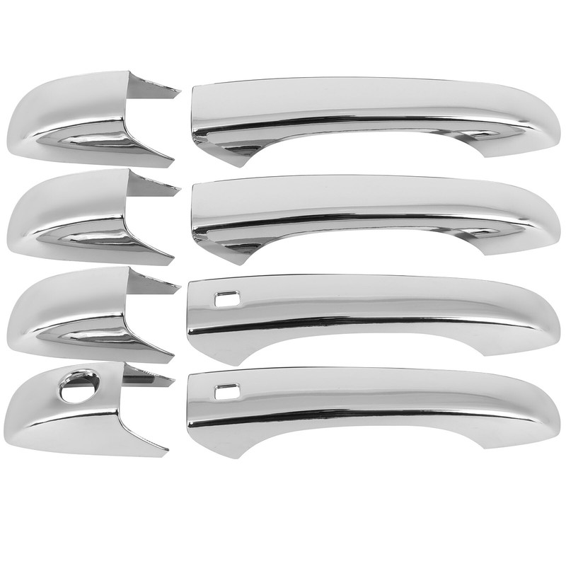 OUTSIDE DOOR HANDLE COVER for Dodge Caravan 2008-19 Chrysler 200 2011-14 CHROME