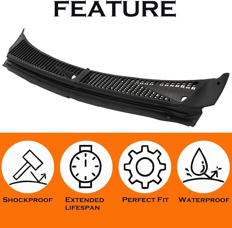 For 99-07 F250 F350 Excursion 3C3Z25022A68 Windshield Wiper Cowl Vent Grille US gallery