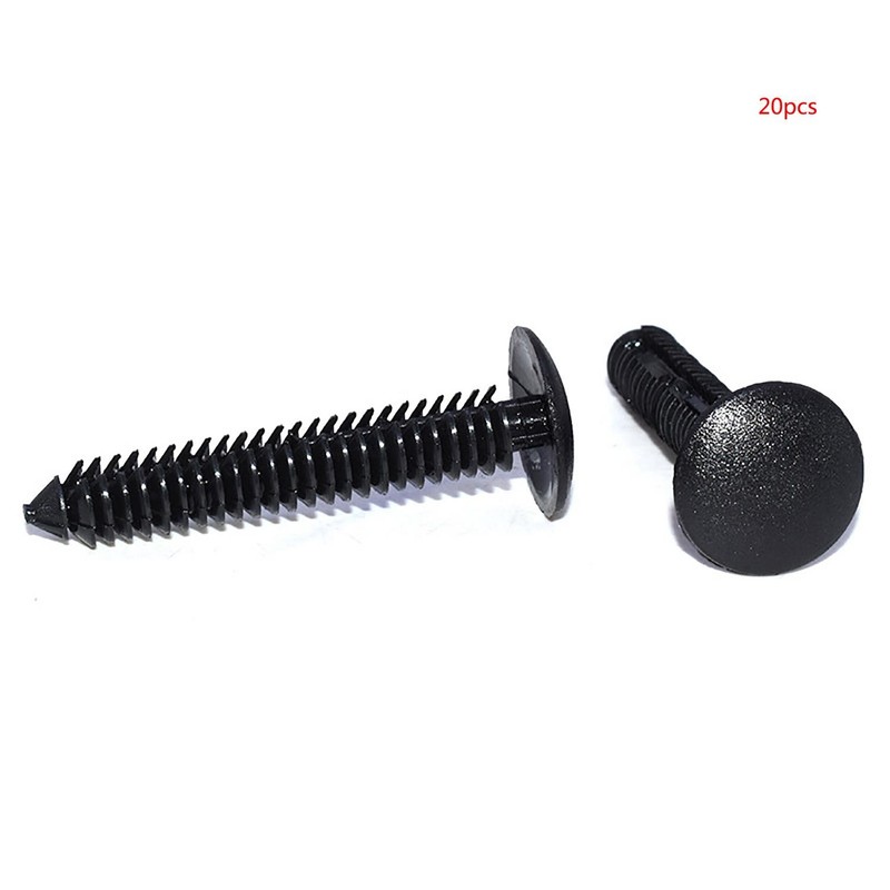 20pcs Fender Side Skirt Guard Fixed Buckle Barbed Positioner Mud Valve Fixator B