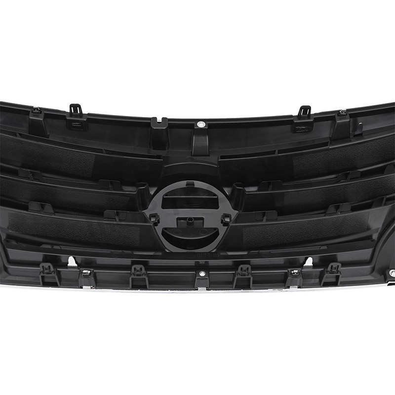 Front Bumper Chrome Grille For 2015 2016 2017 2018 2019 Nissan Versa gallery