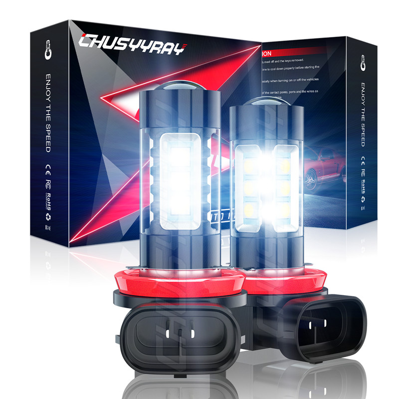 LED fog Light Bulb H11 High Power 80W Lamps 6000K White Foglight Bulbs H8 Kit