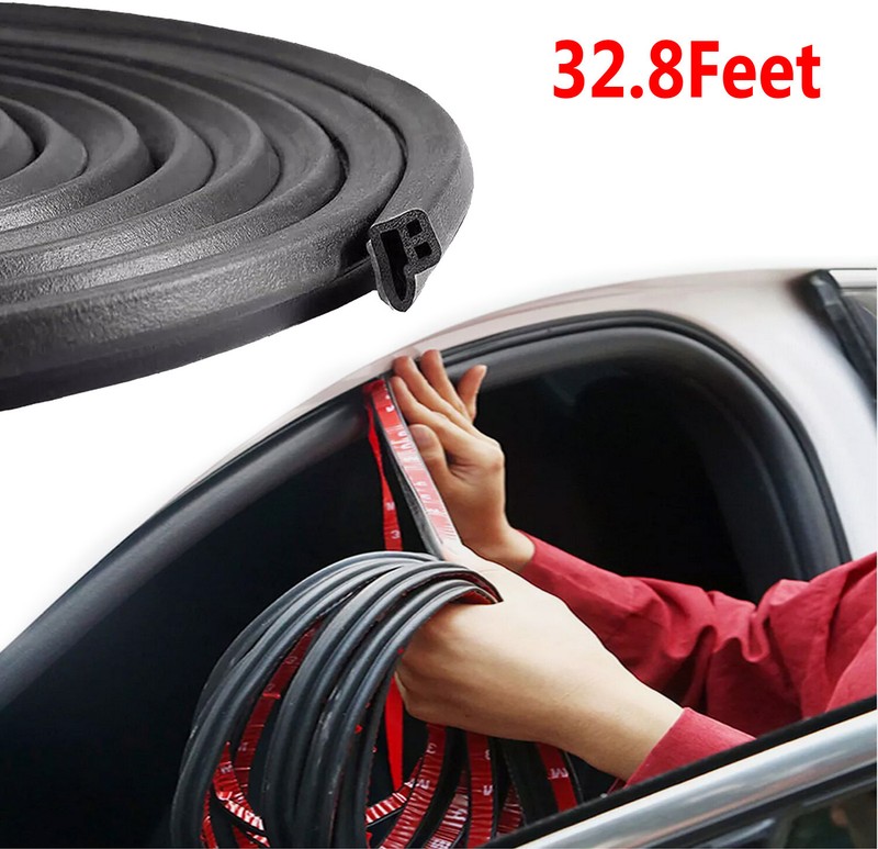 Fit For Nissan 32.8FT 2 Layer Car Door Sealing Weatherstrip Edge Molding Trim