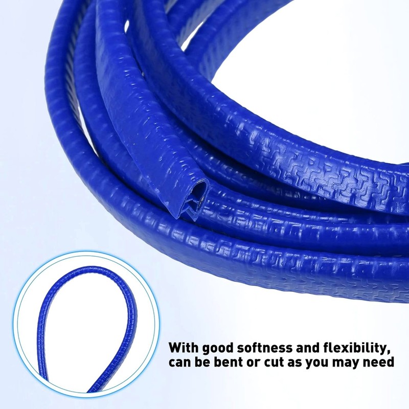 6M U Channel Edging Trim Seal Rubber Door Window Edge Protector Strip U-Shape gallery