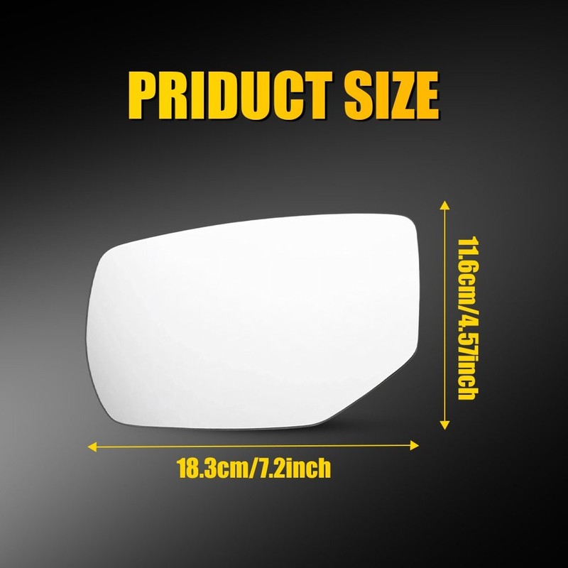 New Convex Mirror Glass Clear Len for 2013-17 Honda Accord Driver Side Left 1-5x gallery