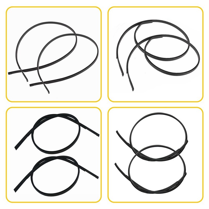 Left & Right Side Roof Drip Moulding Trim For 2007 -11 Toyota Yaris Sedan Rubber gallery