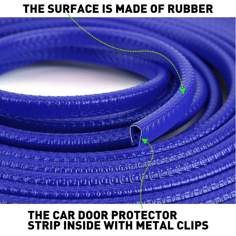6M U Channel Edging Trim Seal Rubber Door Window Edge Protector Strip U-Shape gallery