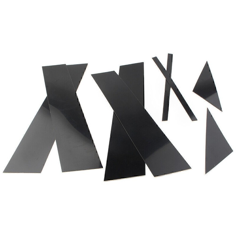 Pillar Posts Door Trim (8pcs/Set) FIT FOR Mazda 3 Sedan 2019-2021 Glossy Black gallery