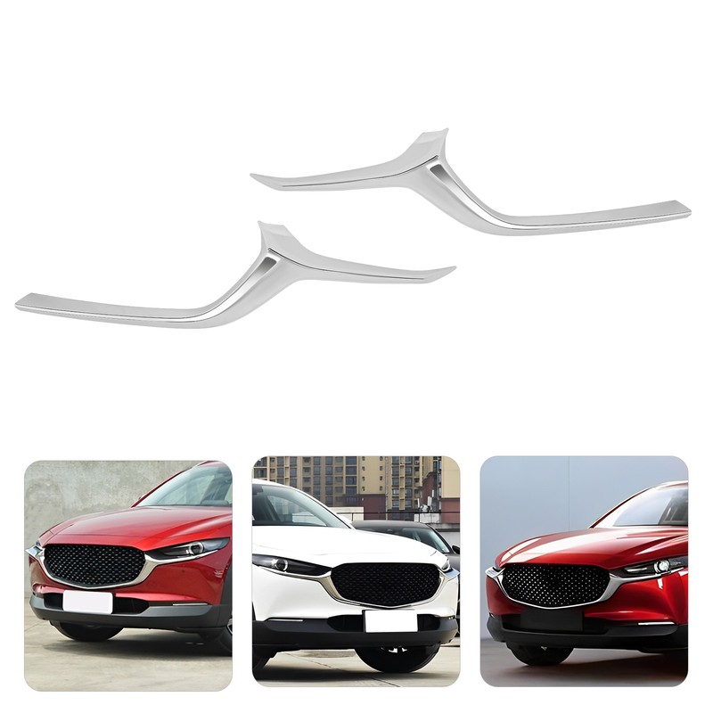 Left and Right Front Bumper Molding Trim for 2020-2023 Mazda CX-30