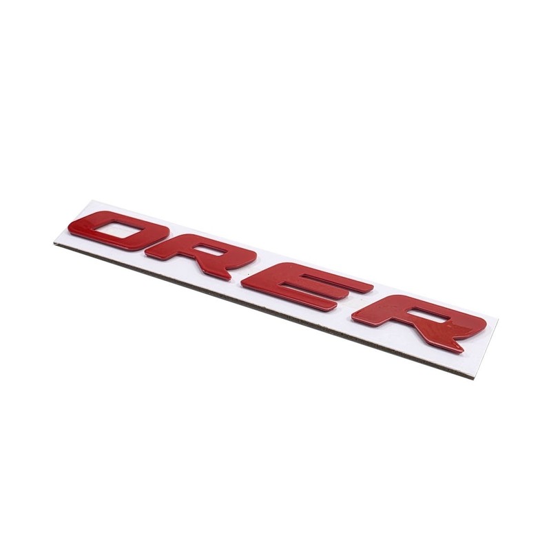 2dr Door Red Rocker Inserts Letters with Adhesive Back Fits 20-26 Explorer ALL