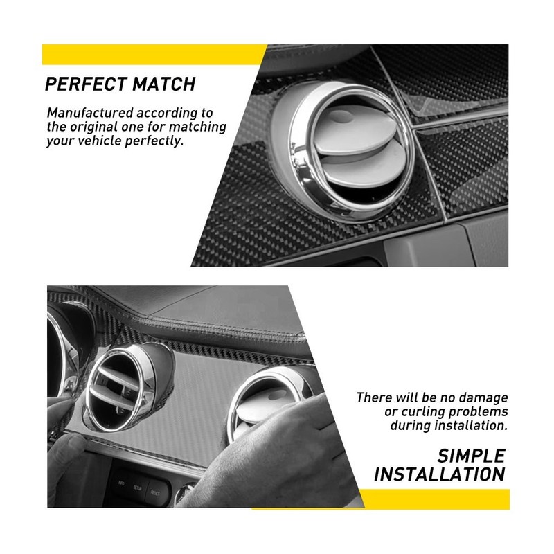 Carbon Fiber Interior Gear Shift Panel Frame Cover Trim For Honda Accord 2013-17 gallery