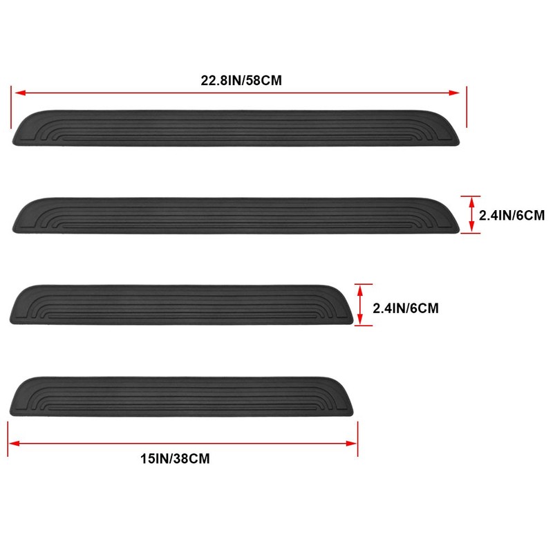 4pcs for Benz Accessories Car Door Edge Step Cover Scuff Sill Threshold Protect