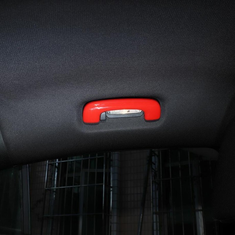 For 2011-2024 Dodge Durango ABS Red Inner Roof Grab Bar Handles Trim Decor Cover gallery