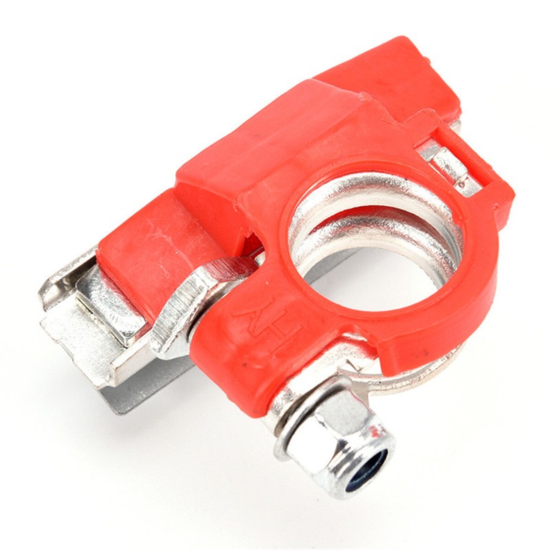 Pure Copper Tinned Battery Car Quick Connector Terminals Cable Clamp Clips 1Pair gallery