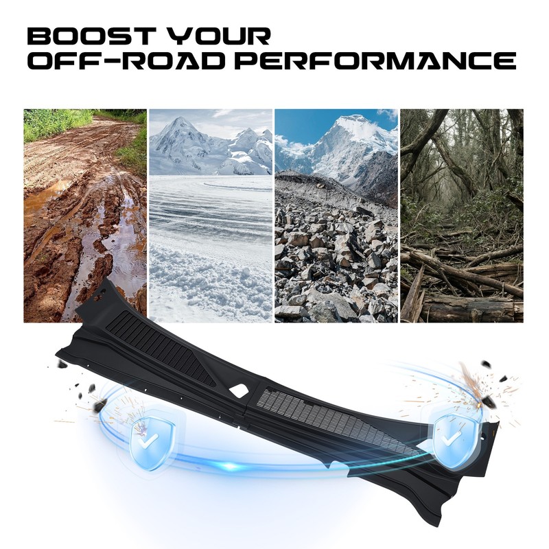 VRC For Ford 2007-2010 F250 F350 Windshield Wiper Vent Cowl Screen Grille Panel gallery