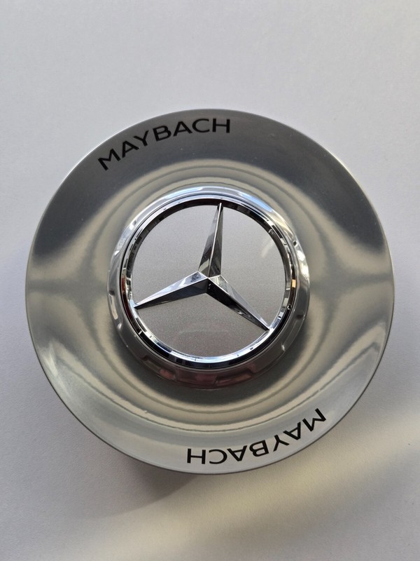 OEM Maybach 145mm Chrome Wheel Center Hub Cover Cap Mercedes Benz A0004007400 gallery