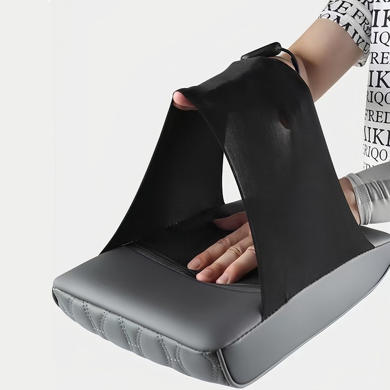 Universal Car Leather Armrest Pad Cover Center Console Box Cushion Protector USA gallery