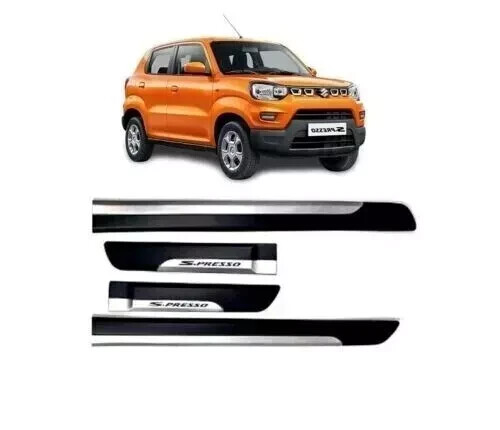 Fit Maruti Suzuki S-Presso Side Beading Protective Side Mouldings (Set of 4)@