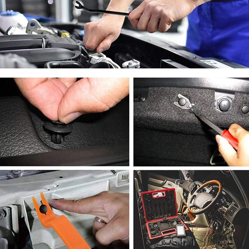 925pcs Auto Car Bumper Retainer Clips Kit Fastener Remover Push Pin Rivet Screw gallery